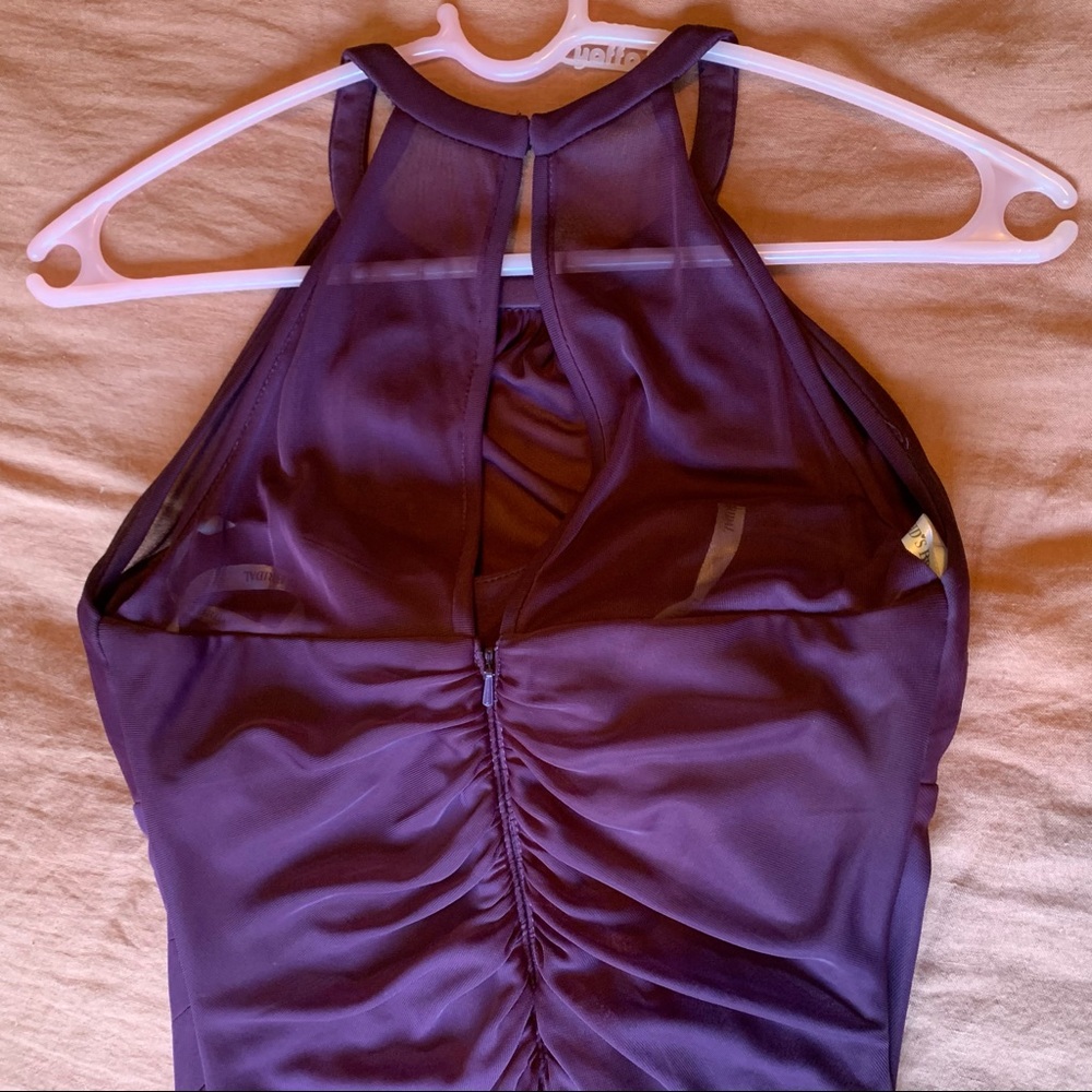 Purple Davids bridal dress size 2 - Picture 2 of 6